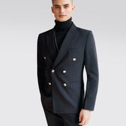 👑✨Men's Casual Double-Breasted Premium Blazer