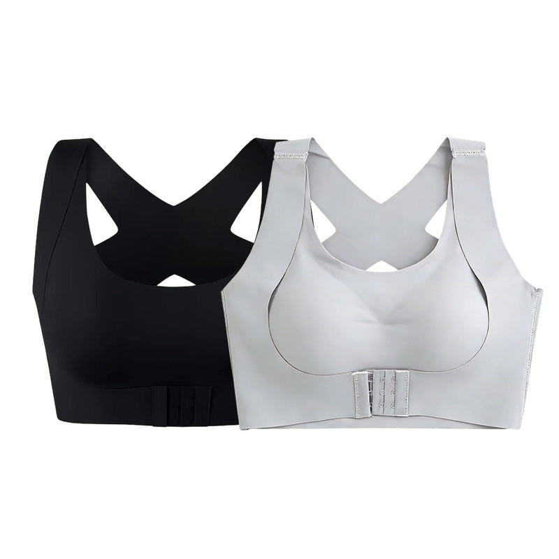 🎉LAST DAY SALE -70% OFF⚡Front Closure Cross-Back Wireless Posture Bra