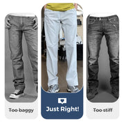 Neutral Side-Zip Cargo Pants with Slit