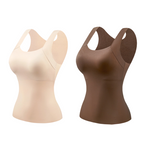 Women’s Thermal Tank Tops with Built-In Bra