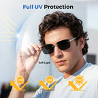 Today's Flash Sale⚡Fashionable Frameless HD Crystal Stone Polarized Sunglasses