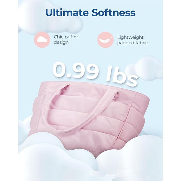 👜Women's Waterproof Quilted Bubble Design Tote Bag