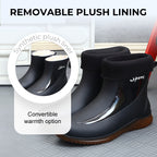 Drawstring-top Waterproof Rain Boots