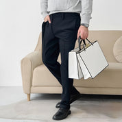 🔥Classic and Stylish✨Men's Solid Color Suit Pants