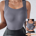 🔥HOT SALE🔥💐Women's U Neck Thermal Tank Tops with Built-In Bra