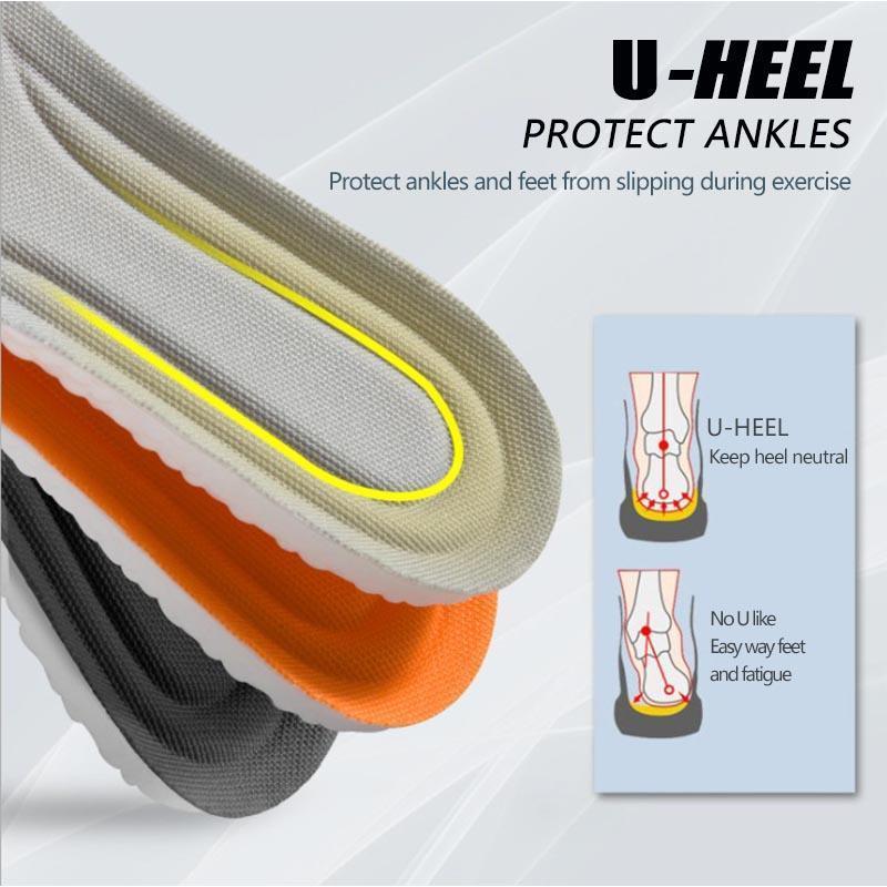 🦶 Flexible Anti-Flatfoot Corrective Rebound Antibacterial Athletic Insoles 🛡️🦠