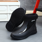 Drawstring-top Waterproof Rain Boots