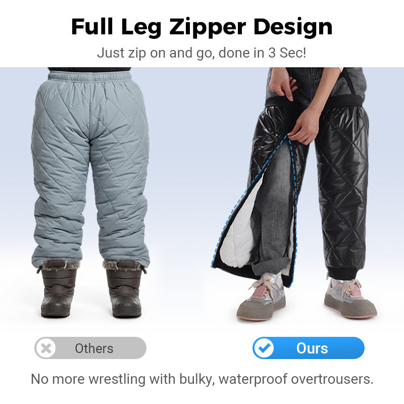Today's 50% Off Sale🔥Waterproof Zipper Fleece-Lined Leg Warmers