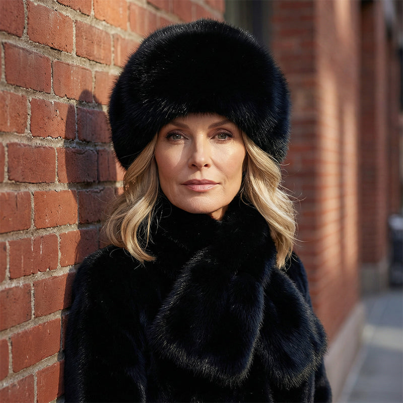 💝Valentine's Day Sale - 50% Off🔥Fluffy Fur Bucket Hat Warm Winter Hat + Free Matching Scarf ⏰