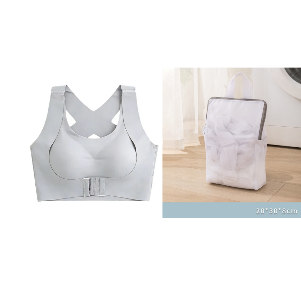 🎉LAST DAY SALE -70% OFF⚡Front Closure Cross-Back Wireless Posture Bra