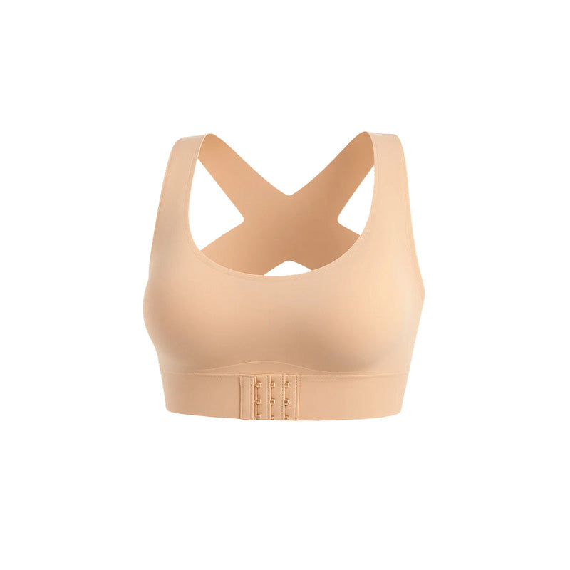 🎉LAST DAY SALE -70% OFF⚡Front Closure Cross-Back Wireless Posture Bra
