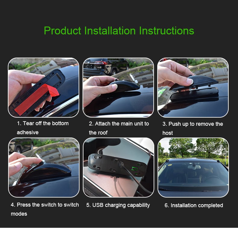 Car Safety Warning Long-range Remote Pilot Laser Light