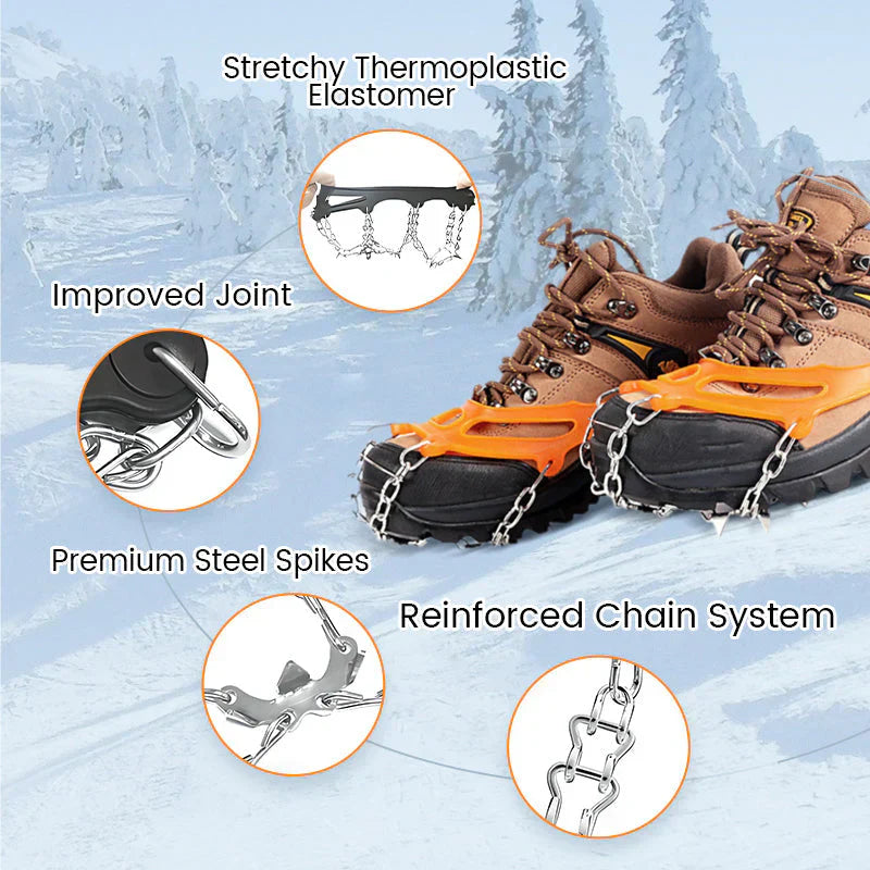 ❄️Hot Sale 48% OFF🔥Outdoor Anti-Slip Crampons for Hiking Boots & Shoes❄️