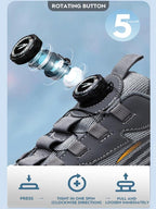 Knob-type anti-slip and anti-puncture 🛠️work safety shoes👟