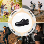 💥Free Shipping ✈️Knob Design Breathable Mesh Leather Shoes