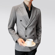 👑✨Men's Casual Double-Breasted Premium Blazer