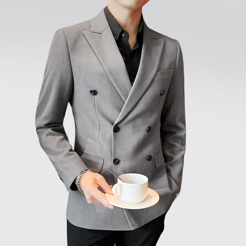 👑✨Men's Casual Double-Breasted Premium Blazer