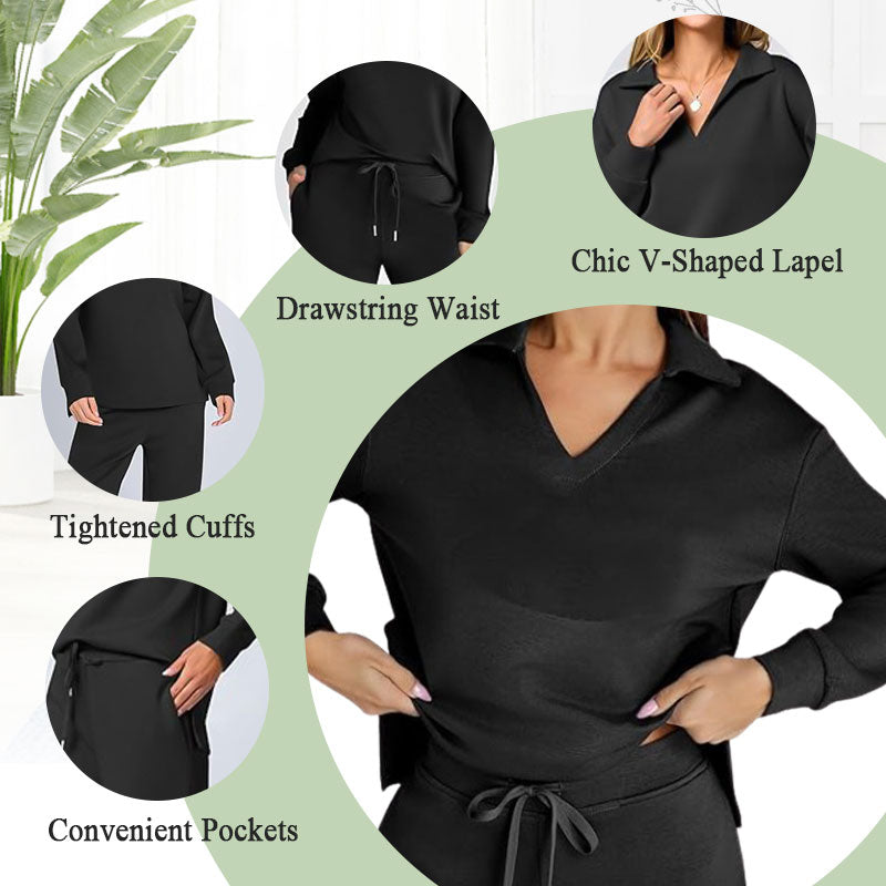 💖59% OFF!👍Women's 2 Piece Sets Outfits Casual Long Sleeve Sweatsuits Sets✨