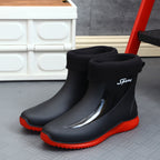 Drawstring-top Waterproof Rain Boots