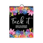 🏆Christmas Pre Sale 49% OFF - Here We F*cking Go Again: 2026 Swear Calendar for Tired-Ass Women