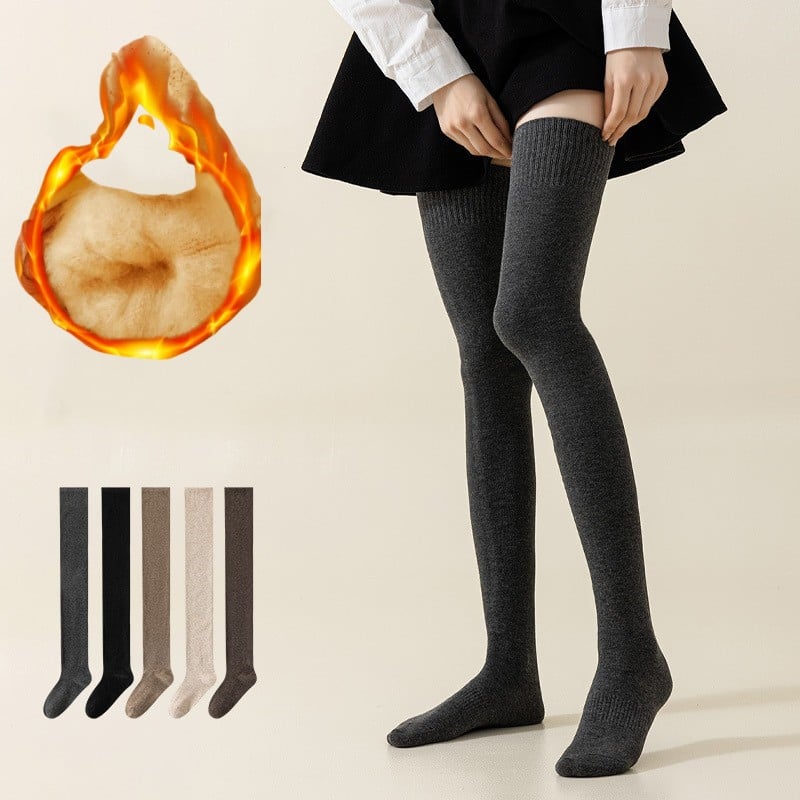 🔥Final Day: 53% OFF🧦Women's 100% Cotton Thermal Knee-High Socks