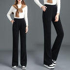 💖LAST DAY PROMOTION - 50%OFF ✨Women's Versatile Simple Stretch Elastic Waist Loose Wide Leg Pants