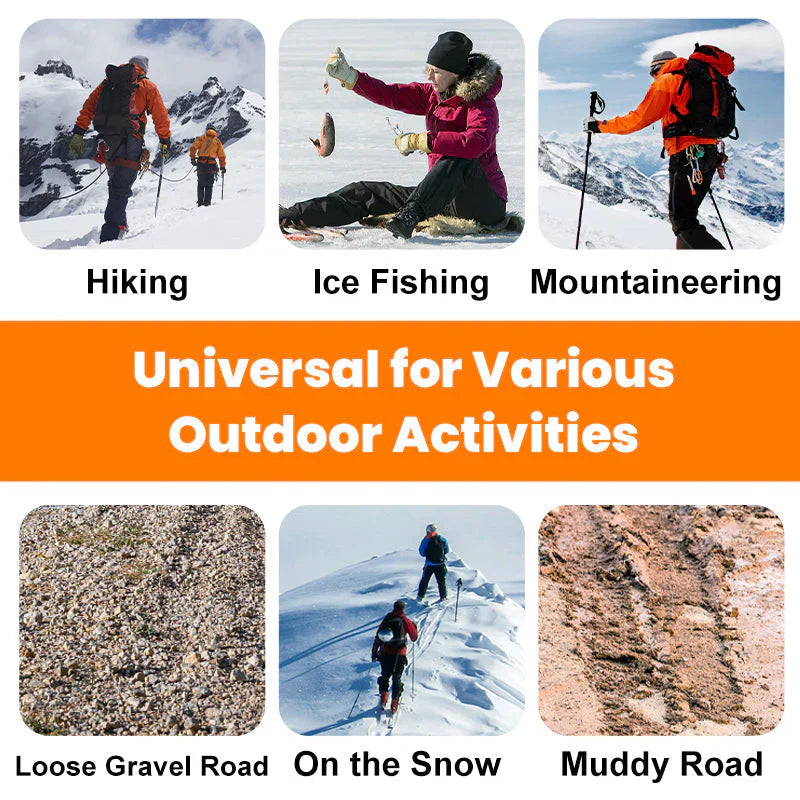 ❄️Hot Sale 48% OFF🔥Outdoor Anti-Slip Crampons for Hiking Boots & Shoes❄️