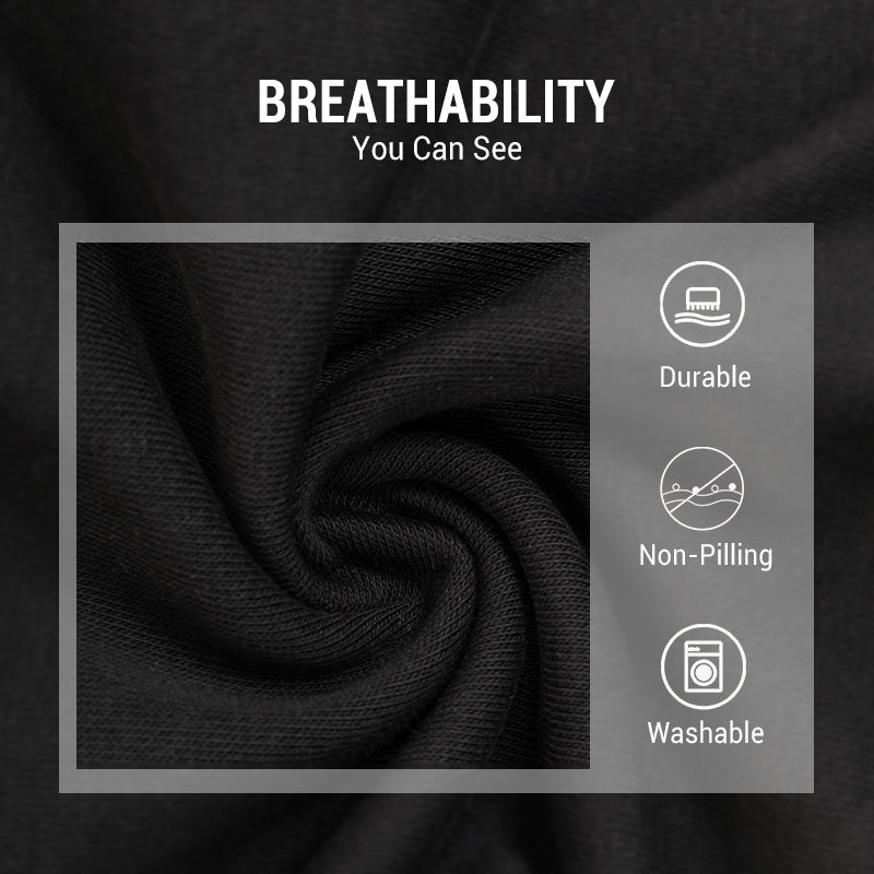 Men's High-Neck Slim-Fit Solid Color Minimalist T-Shirt