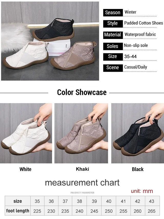 Women's Waterproof&Slip-Resistant Warm Foot Cover Shoes