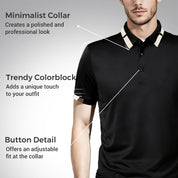 🔥Today 50% off🔥Men's Stretch Ice Silk Short Sleeve Lapel T-shirt