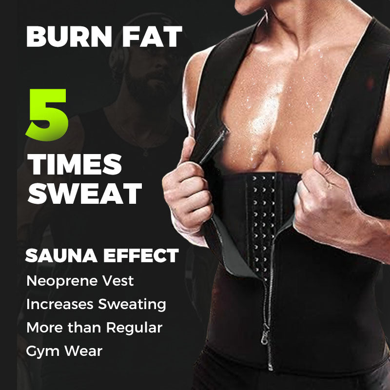 👑✨Men's Zip-Up Waist Trainer Vest