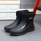 Drawstring-top Waterproof Rain Boots