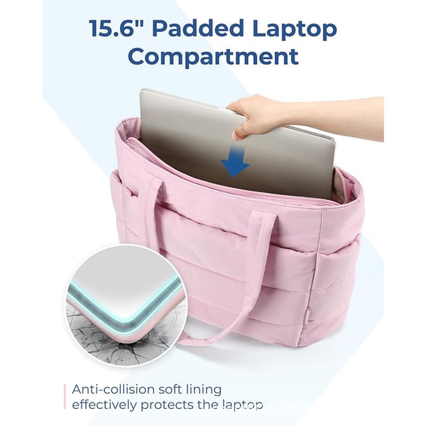 👜Women's Waterproof Quilted Bubble Design Tote Bag