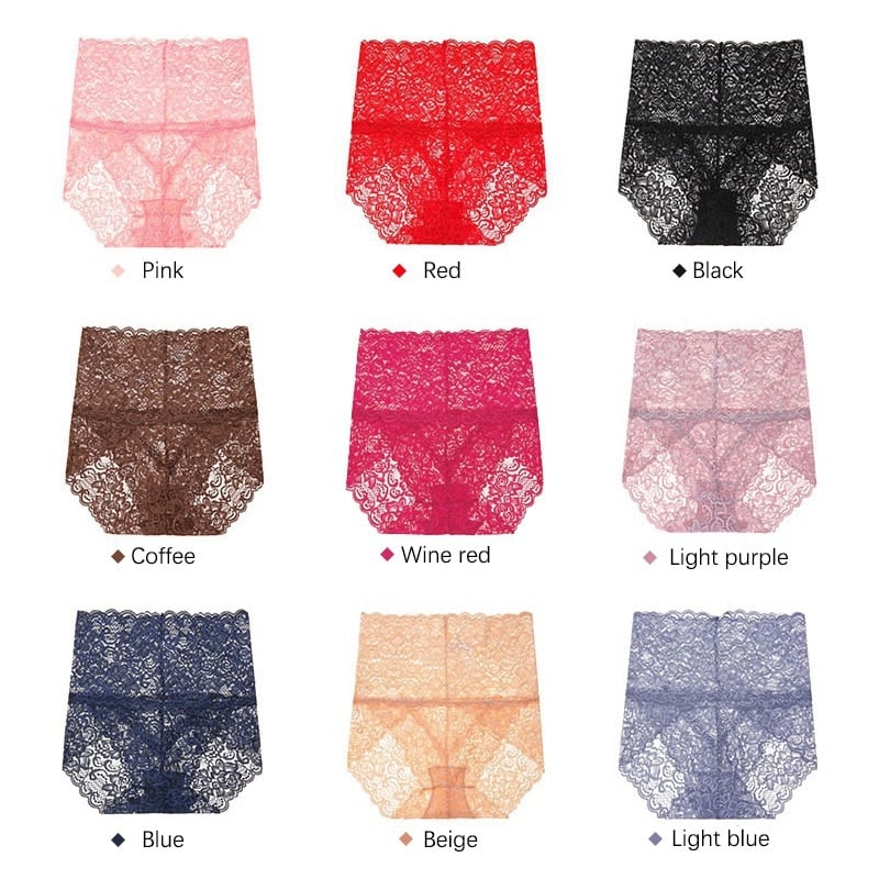 💃BUY 1 GET 2 FREE!!💝Sexy High Waist Pretty Lace Panties✨✨