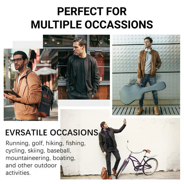 ✨Fliwos® Men's Standing Collar Zipper Casual Jacket