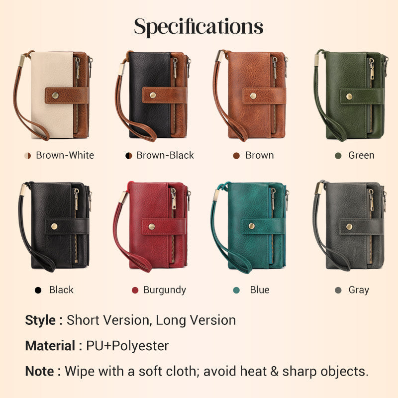 ✨Women's RFID Blocking Leather Wallet