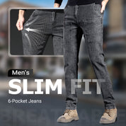 🔥50% OFF👖Men’s Slim Fit 6-Pocket Jeans