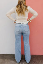 👖Vintage Wash Plus-Size Jeans — Stretchy & Straight Leg Fit