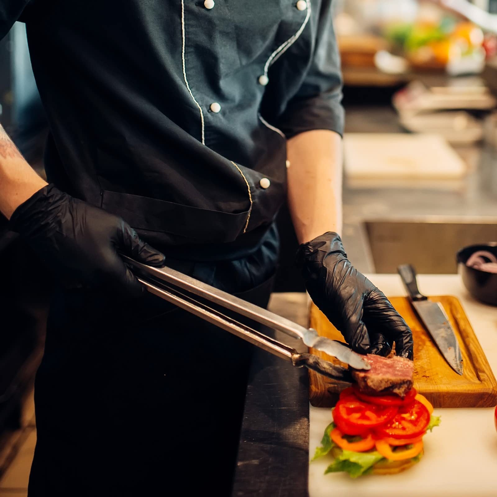 🔥Christmas Sale 49% OFF🎅100/50PCS Black Nitrile Disposable Glove