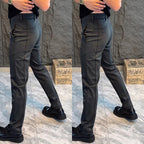 🔥Classic and Stylish✨Men's Solid Color Suit Pants