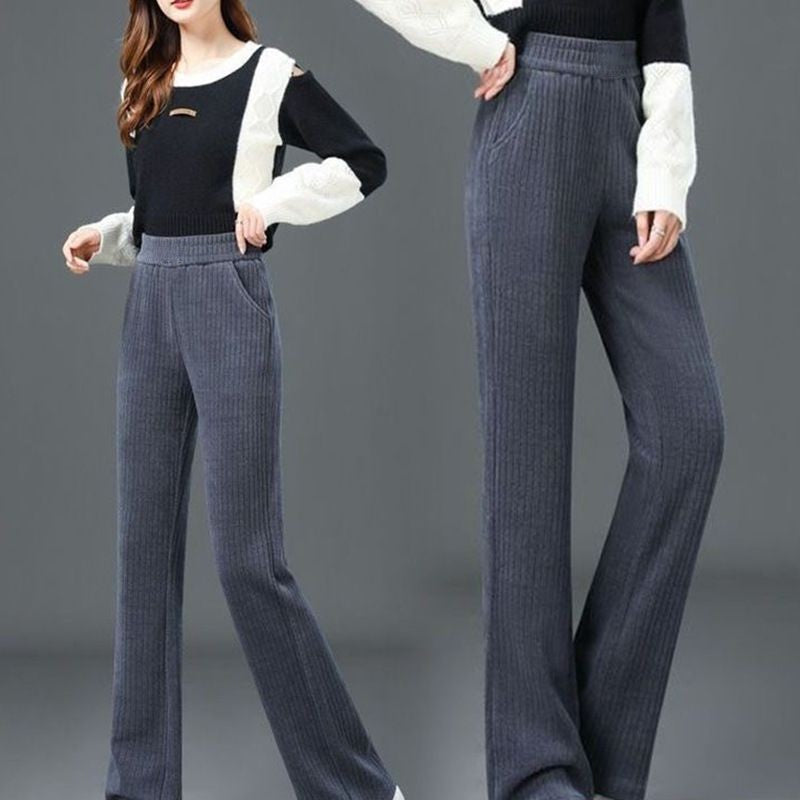 💖LAST DAY PROMOTION - 50%OFF ✨Women's Versatile Simple Stretch Elastic Waist Loose Wide Leg Pants