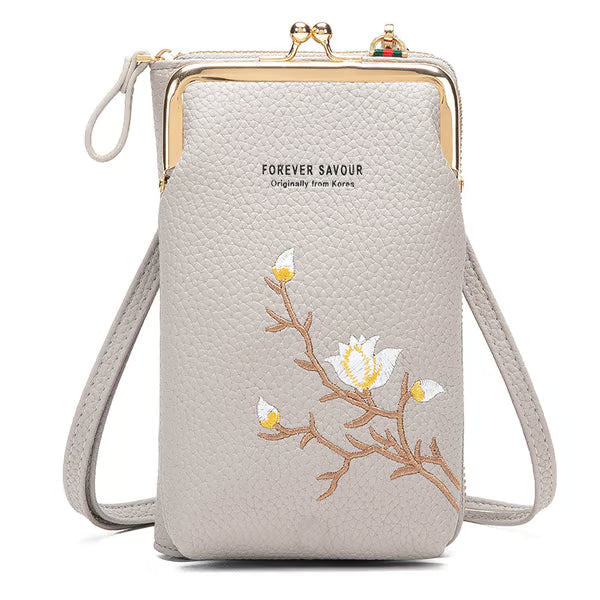 👜Big Sale Today: Get 53% OFF!!✨️Women Sling Cross-Body Wallet with Mobile Cell Phone Holder