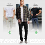 👖Men’s Casual Slim-Fit Solid Color Pants+Belt (✈️Free Shipping)