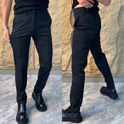 🔥Classic and Stylish✨Men's Solid Color Suit Pants