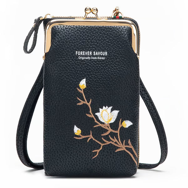 👜Big Sale Today: Get 53% OFF!!✨️Women Sling Cross-Body Wallet with Mobile Cell Phone Holder