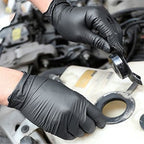 🔥Christmas Sale 49% OFF🎅100/50PCS Black Nitrile Disposable Glove