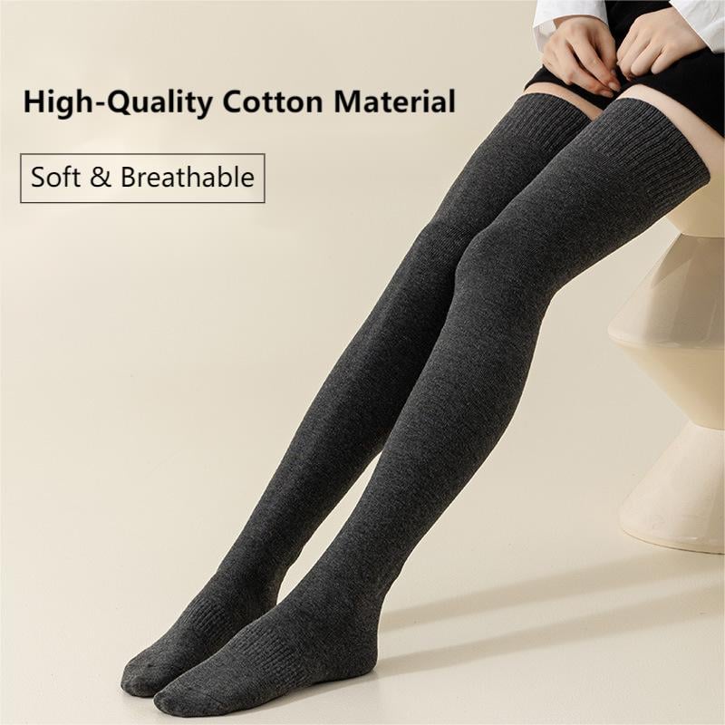 🔥Final Day: 53% OFF🧦Women's 100% Cotton Thermal Knee-High Socks