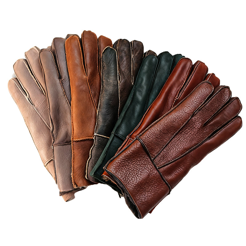 Today Only: 50% Off✨【Unisex Shearling Leather Warm Gloves—Windproof Fashion Essential】✨