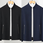 ✨Fliwos® Men's Standing Collar Zipper Casual Jacket