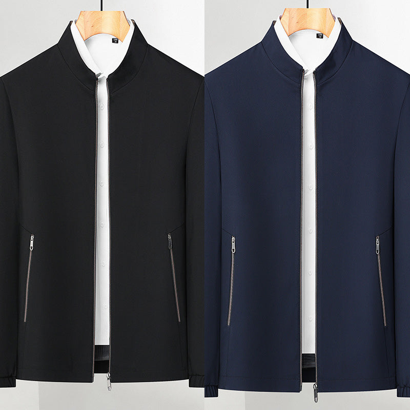 ✨Fliwos® Men's Standing Collar Zipper Casual Jacket